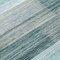 Homeroots 9' X 12' Teal Blue And Ivory Striped Washable Indoor Outdoor Area Rug 631003 - alternate 2