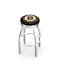 Holland Bar Stool Co 30" Chrome Boston Bruins Swivel Bar Stool, Accent Ring L8C3C30BosBru - alternate 1