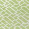 Homeroots 8' Artichoke Green And Ivory Round Geometric Washable Indoor Outdoor Area Rug 594823 - alternate 6