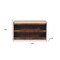 Homeroots 35in Brown Linen Upholstered Storage Bench With Shoe Storage 718256 - alternate 8