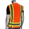 Pip ANSI Type R Class 2 Mesh Breakaway Eleven Pocket Surveyors Vest 302-0505-OR/4X - alternate 2