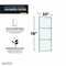 Anzzi 34 in. x 78 in. Fixed Frameless Shower Door in Polished Chrome w/ Tsunami Guard Tempered Clear Glass SD-AZFL06002CH - alternate 6