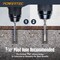 Powertec Cement Screws #8 x 1-1/4", Ruspert Coated with T25 Torx Star Drive Bit - High-Low Thread, 200PK 72319 - alternate 4