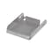 Vestil Steel Caster Pad 4 In. x 4-1/2 In. Top Plate Gray CST-CP-S-400X412 - alternate 1