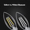 Feit Electric White B10 E12 (Candelabra) Filament LED Bulb Soft White 40 Watt Equivalence, 2PK BPCTC40927WFIL2 - alternate 6