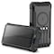 Alpha Digital Power Bank- 20,000mAh, Solar, 4 Cables, Wireless Charging - Black ZL808-BK - alternate 1