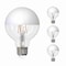 Bulbrite LED Filament, 6 Watt Dimmable G40 Light Bulb, Half White Finish, E26 Base, 2700K 500 Lumens, 2PK 862068 - alternate 1