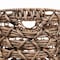 Happimess Lattice Bohemian Coastal Handwoven Water Hyacinth Rope Nesting Baskets w/Handles, Brown, Set of 3 BSK2032B-3SET - alternate 6