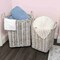 Happimess Arbour Hand-Woven Rattan Nesting Baskets with Wheels and Handles, White Wash/Kubu Gray, 2PK BSK1002A-2SET - alternate 1