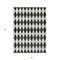 Homeroots 3' X 5' Black Geometric Washable Indoor Outdoor Area Rug 577013 - alternate 8