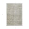 Homeroots 8' X 10' Linen And Gray Floral Washable Indoor Outdoor Area Rug 605744 - alternate 5