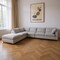 Homeroots 135in Beige Fabric Solid Wood Sofa 674614 - alternate 5