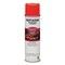 Rust-Oleum IC M1400 Water-Based Construction Marking Paint, Gloss Fluorescent Red-Orange, 17 oz Aerosol, 12PK 264699 - alternate 1