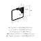 Amerock Davenport Oil Rubbed Bronze Transitional 5-1/4 in 133 mm Length Towel Ring BH36052ORB - alternate 4