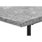 Homeroots 47" Gray and Black Wood and Metal Sled Computer Desk 489847 - alternate 5