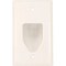 Monoprice Datacomm 1-Gang Recessed Low Voltage Cable Wall Plate, White 3997 - alternate 1