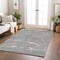 Homeroots 10' X 14' Gray Brown And Ivory Abstract Washable Indoor Outdoor Area Rug 601067 - alternate 8