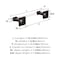 Amerock Glacio Clear/Oil-Rubbed Bronze Contemporary 8 in. 203 mm Towel Bar BH36065CORB - alternate 3