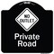 Signmission Black & White, 18 Inch x 18 Inch, Heavy Gauge Aluminum A-DES-BW-1818-9773 - alternate 1