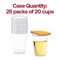Smarty Had A Party 10 oz. Clear Round Plastic Cups (600 Cups), 600PK 6954A-CASE - alternate 9