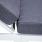 Leisuremod Chelsea Modern Outdoor White Chaise Lounge Chair With Side Table & Blue Cushions CLTW-77BU - alternate 7