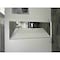 Swiftwall Click Temporary Wall Single Door Panel Class C - 4'W x 10'H - LH Inswing - White w/Thresh C-DS-ABS-10-KIT-W - alternate 5
