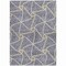 Homeroots 3' X 5' Gray And Ivory Geometric Washable Indoor Outdoor Area Rug 612875 - alternate 8