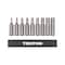 Tekton 1/4 Inch Hex Bit Set with Rail, 9-Piece (5/64-1/4 in.) DZX93001 - alternate 7