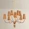 Hudson Valley Lighting Atwood 10 Light Chandelier in Aged Brass Finish 1640-AGB - alternate 7