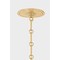 Hudson Valley Lighting Painted No. 2 9.5 in. Pendant in Aged Brass/Soft Crimson by Mark D. Sikes MDS351-AGB/CRN - alternate 6