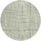 Homeroots 8' Green And Ivory Round Striped Washable Indoor Outdoor Area Rug 583422 - alternate 5