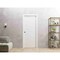 Vdomdoors Sliding Pocket Door 30 x 80 inches / Mela 0716 Painted White / Kit Rail Hardware / MDF Interior Bed MELA0716PD-BEM-30 - alternate 1