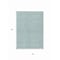 Homeroots 5' X 8' Teal Blue And Ivory Geometric Washable Indoor Outdoor Area Rug 614780 - alternate 8