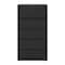 Hirsh 36 in W 5 Drawer Lateral File Cabinet, Black, A4/Legal/Letter 17639 - alternate 4