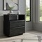 Homeroots 23" Black Wood Accent Cabinet 691675 - alternate 4