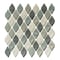 Andova Tiles Plume 2.25" x 1.25" Glass Novelty Mosaic Wall Tile ANDPLU516 - alternate 1