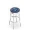 Holland Bar Stool Co 25" Chrome Double Ring Seattle Kraken Swivel Bar Stool, Accent Ring L7C3C25SeaKrk - alternate 1