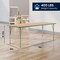 Flash Furniture Wren 72 in x 30 in Adjustable Height Activity Table, Thermal Laminate Top, Short Legs, Light Natural XU-A3072-REC-LTNAT-T-P-GG - alternate 5
