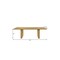 Homeroots 94" Natural Wood Double Pedestal Base Dining Table 631296 - alternate 5
