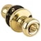 Kwikset Mobile Home Polished Brass Privacy Bed/Bath Door Knob 300M 3 CP 7/8RFL RCS - alternate 1