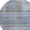 Homeroots 8' Denim Blue And Sky Blue Round Striped Washable Indoor Outdoor Area Rug 588048 - alternate 5