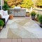 Homeroots 9' X 12' Beige And Taupe Abstract Washable Indoor Outdoor Area Rug 630433 - alternate 5