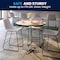 Flash Furniture Round Pub Table w/2 Columns, Rnd, Brchwd Top, 36", Wood Top, Wood Grain XA-36-COTA-GG - alternate 16