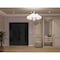 Vdomdoors Front Exterior Prehung Steel Door Ronex1477 Black Enamel 2 Sidelight Exterior Windows Sidelites RONEX1477EXD-BLK-W12+36+12xH80-LH-I - alternate 4