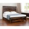 Homeroots Dark Brown Live Edge Solid Wood King Bed Frame 551634 - alternate 1