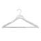 Nahanco 17in High Gloss White Wooden SlimLine Suit Hanger w/ Pant Bar and Gold Hook, 50PK SL70517WB50GH - alternate 1