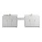 James Martin Vanities Bellshire 120" Dual Vanity Set w/24" Make-Up Counter, Bright White w/Sgl Hole 3 cm White Zeus Silest 660-VMC120-BW-1WZ - alternate 1