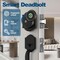 Wrightmaster 3 in 1 Aluminum Smart Lock Deadbolt with App Biometric Door Knob, Keyless Entry Door Lock, in Black ZR-B2 - alternate 4