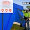 Ergodyne Blue Pop-Up Tent Zipper Door Sidewall - 10ft 6196 - alternate 6