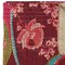 Homeroots 50" X 70" Red Floral Cotton Quilted Kantha Throw Blanket with Embroidery 544510 - alternate 4
